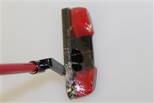 Unused Cobra Ltd Ed Putter w/ Tungsten Weighting, Leather Grip, and Head Cover - Ferrari