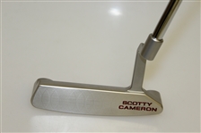Unused Titleist Stamped Scotty Cameron Milled Studio Select Laguna 2 Slab Style Putter w/ Matching Head Cover