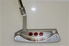 Unused Titleist Stamped Scotty Cameron Milled Studio Select Laguna 2 Slab Style Putter w/ Matching Head Cover
