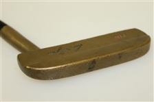 Ben Hogan Brass Blade Putter Model P-130 with Original Square Grip