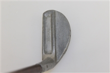Superfine Aluminum Mallet Putter with 4 Lead Weights, Indented Crown, & Criss-Cross Face