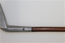 Superfine Aluminum Mallet Putter with 4 Lead Weights, Indented Crown, & Criss-Cross Face