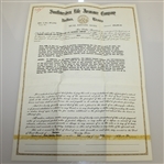 Ben Hogan's Real Estate Note and Fort Worth National Bank Check