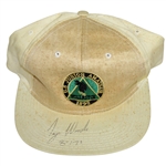 Tiger Woods Signed & Dated 1992 US Junior Amateur at Wollaston Hat JSA ALOA 