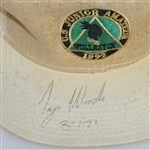 Tiger Woods Signed & Dated 1992 US Junior Amateur at Wollaston Hat JSA ALOA 