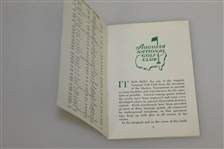 1968 Masters Tournament Spectator Guide - Bob Goalby Winner