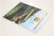 Vijay Singh Signed 2004 PGA Championship at Whistling Straits Program JSA ALOA