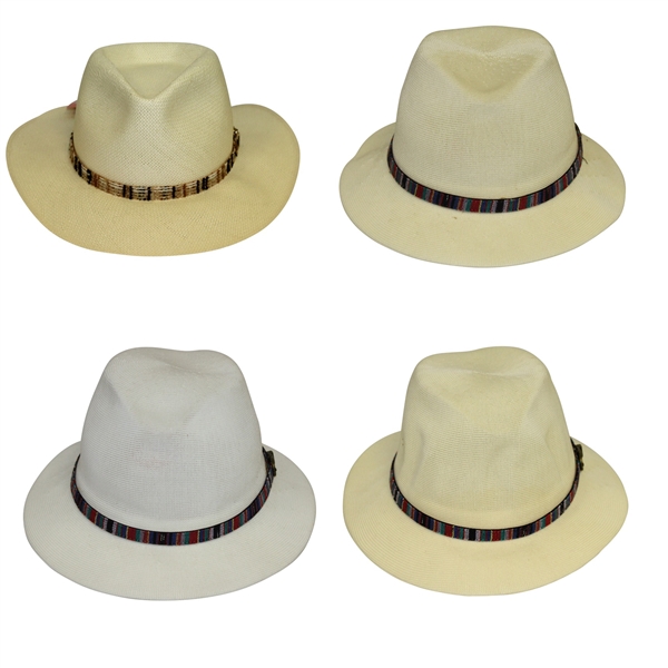 Four Don Cherry Personal Kangol Thin Fancy Strap Golf Hats - Brown, Multi, Multi, & Multi