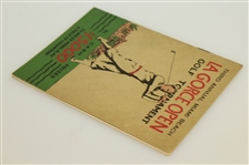 1930 La Gorce Open Golf Tournament Program with Top Players of the Day - 3rd Annual