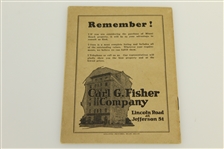 1930 La Gorce Open Golf Tournament Program with Top Players of the Day - 3rd Annual