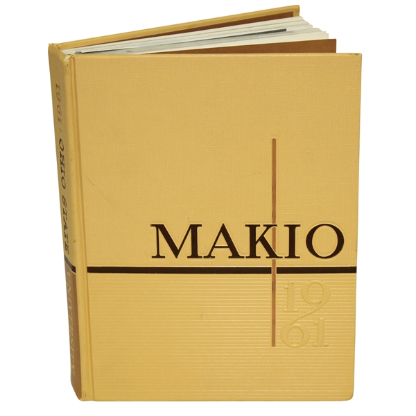 1961 Ohio State University Makio Yearbook with Jack Nicklaus