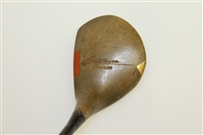 Walter Hagen Fancy Face Star-Line Brassie Club with Pyratone Shaft - Pat 2-14-1925
