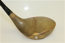 Walter Hagen Fancy Face Star-Line Brassie Club with Pyratone Shaft - Pat 2-14-1925