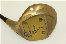 Walter Hagen Fancy Face Star-Line Brassie Club with Pyratone Shaft - Pat 2-14-1925