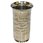 1931 Illini Country Club Sterling Silver Monthly Medal Play First Prize Won by Henry Abels