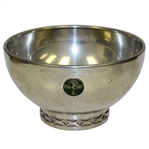 1966 Pine Tree Club A Championship Colonial Pewter Bowl with Vintage Patch