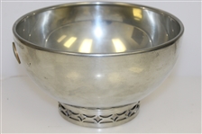 1966 Pine Tree Club A Championship Colonial Pewter Bowl with Vintage Patch