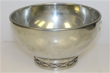 1966 Pine Tree Club A Championship Colonial Pewter Bowl with Vintage Patch