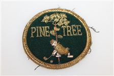 1966 Pine Tree Club A Championship Colonial Pewter Bowl with Vintage Patch