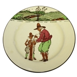 Royal Doulton Golf Plate Give Losers Leave To Speak, And Winners To Laugh