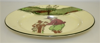 Royal Doulton Golf Plate 'Give Losers Leave To Speak, And Winners To Laugh'
