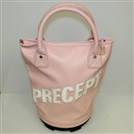 Paula Creamer Signed & Personalized Pink Precept Golf Bag with Four Golf Balls