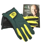 Butch Harmon Signed Right Grip Green/Yellow Golf Gloves JSA ALOA