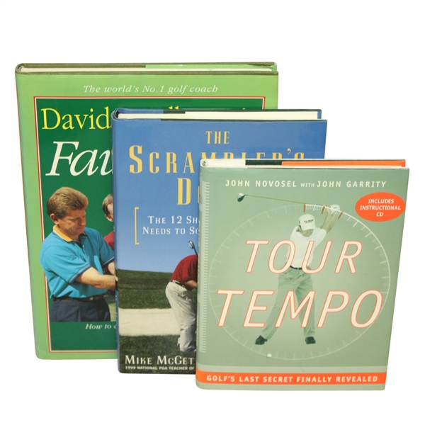Instructional/Tutorial Golf Books - Tour Tempo, Scramblers Dozen, and Faults & Fixes
