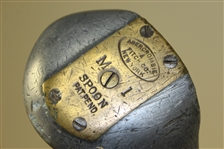 Johnny Farrell Pedersen Driver & Abercrombie & Fitch Spoon - OWN Stamped on Crown