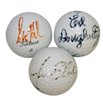Lee Elder, Ed Dougherty, and Signed Golf Balls JSA ALOA