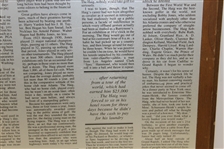 Charles Price's 1983 'The Haig and I: Part 2' GWAA First Place Plaque - Writing Competition