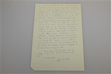 Herbert Warren Wind Five Signed Letters to Charles Price JSA ALOA