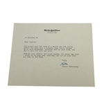 Harold Schonberg Signed Three Letters to Charles Price JSA ALOA