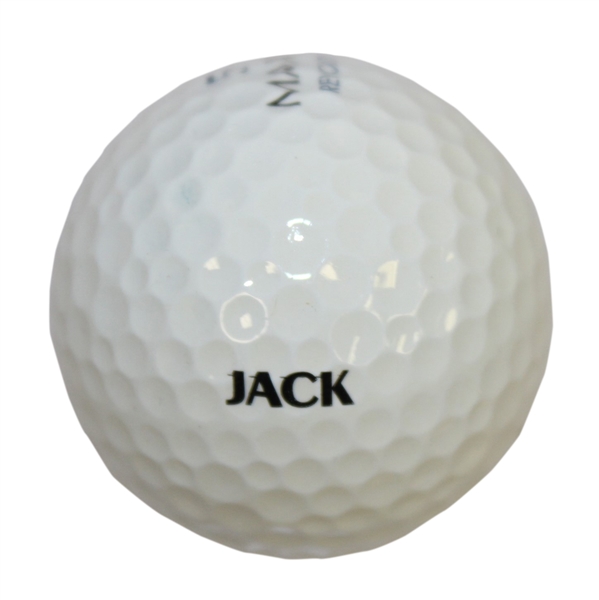 Jack Nicklaus Personal JACK MaxFli Golf Ball - From His Bag