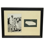 Billy Burke Signed Cut with Photo Display - Framed JSA ALOA