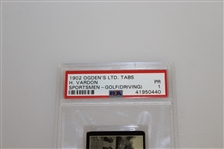Harry Vardon 1902 Ogden's Ltd. Tabs Sportsman Golf Card - Driving