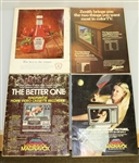 Eight PGA Championship Official Programs - 1965, 1973, 1978, 1980-1981, 1983, & 1985-1986