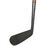 British Made Chrome Direktor Putter w/ checkered face - Thumb Groove 