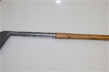 British Made Chrome Direktor Putter w/ checkered face - Thumb Groove 