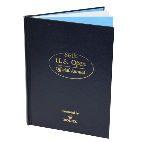 Personal Rolex Book From 1986 US Open Signed By Champion Ray Floyd JSA ALOA