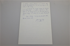 Herbert Warren Wind Five Signed Letters to Charles Price JSA ALOA