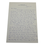 Herbert Warren Wind Five Signed Letters to Charles Price JSA ALOA