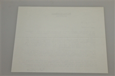 Harold Schonberg Signed Three Letters to Charles Price JSA ALOA