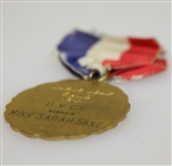 1941 Empire Day Golf Tournament at G.V.C.C. 10k Gold Filled Medal Won by Sarah Saxe