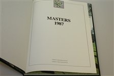 1987 Masters Tournament Annual Book - Larry Mize Winner