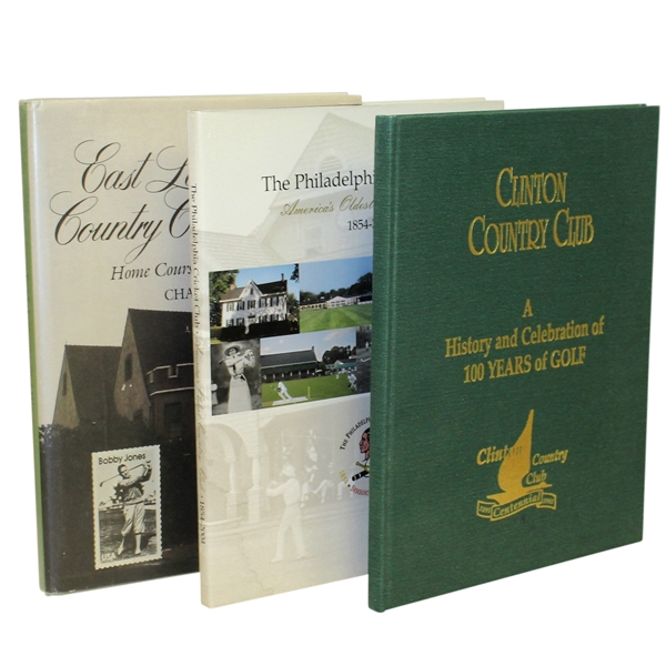 Philadelphia Cricket Club, Clinton CC, & East Lake Country Club History Books
