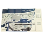 1982 Kiawah Island Master Plan Foldout Double-Sided Map
