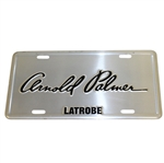 Arnold Palmer Signature Silver Latrobe License Plate