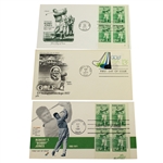 Three Bobby Jones FDC Envelopes - 1977, 1981, & 1981