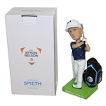 Jordan Spieth 2016 AT&T Byron Nelson Bobblehead with Golf Bag in Original Box